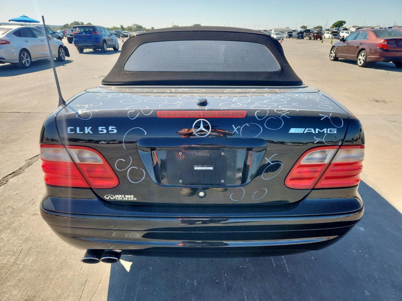 2002 Mercedes-Benz Clk 55 Amg VIN: WDBLK74G92T111587 Lot: 86278375