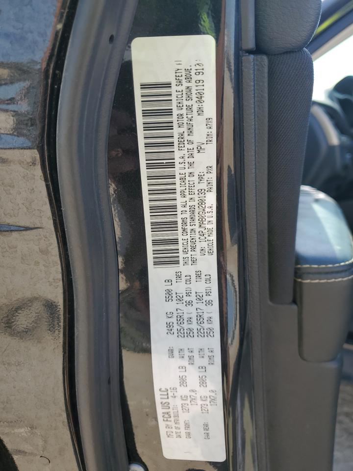 2016 Jeep Cherokee VIN: 1C4PJMAB0GW280139 Lot: 83992065