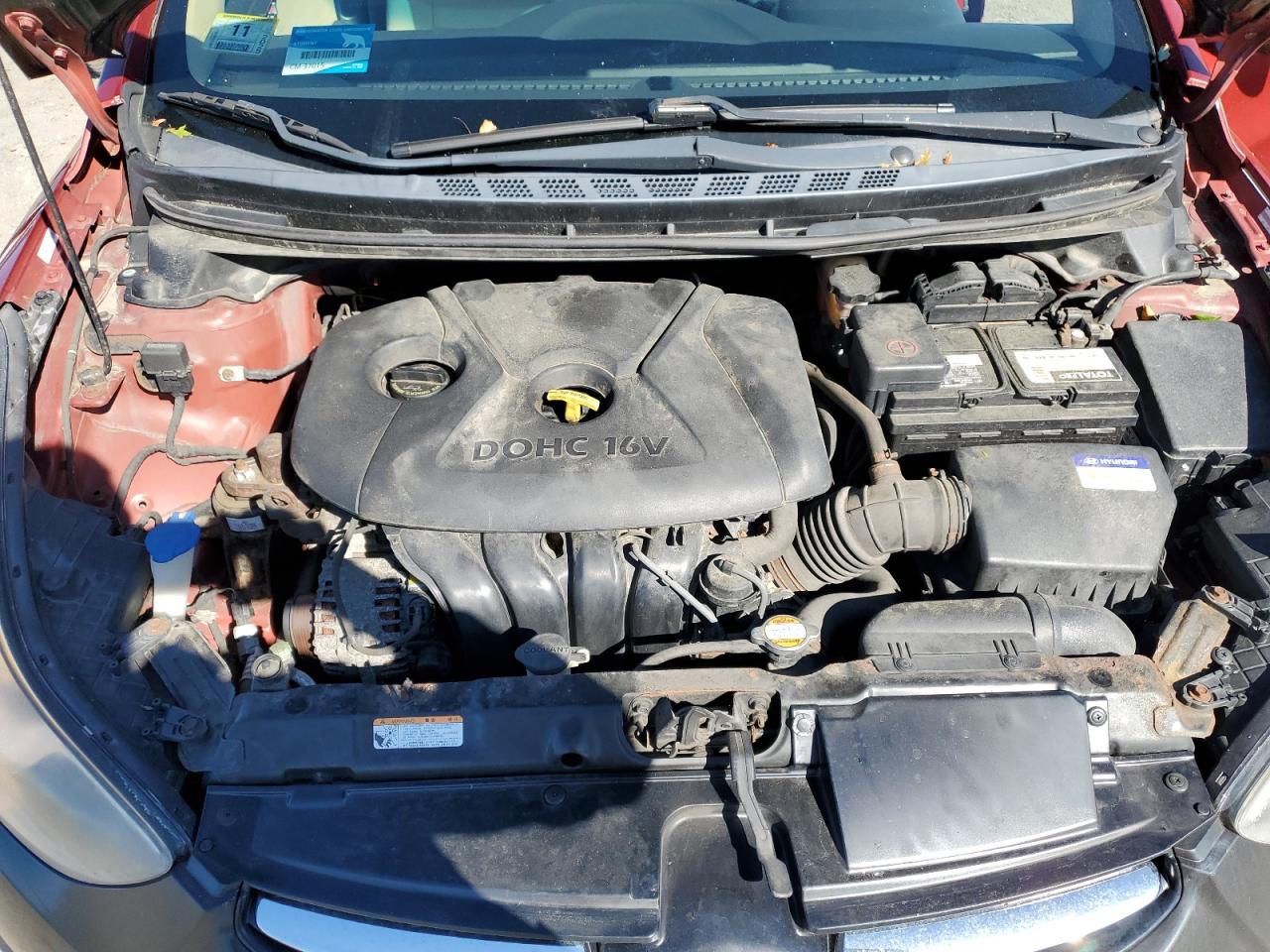 2012 Hyundai Elantra Gls VIN: KMHDH4AE0CU202602 Lot: 86334555