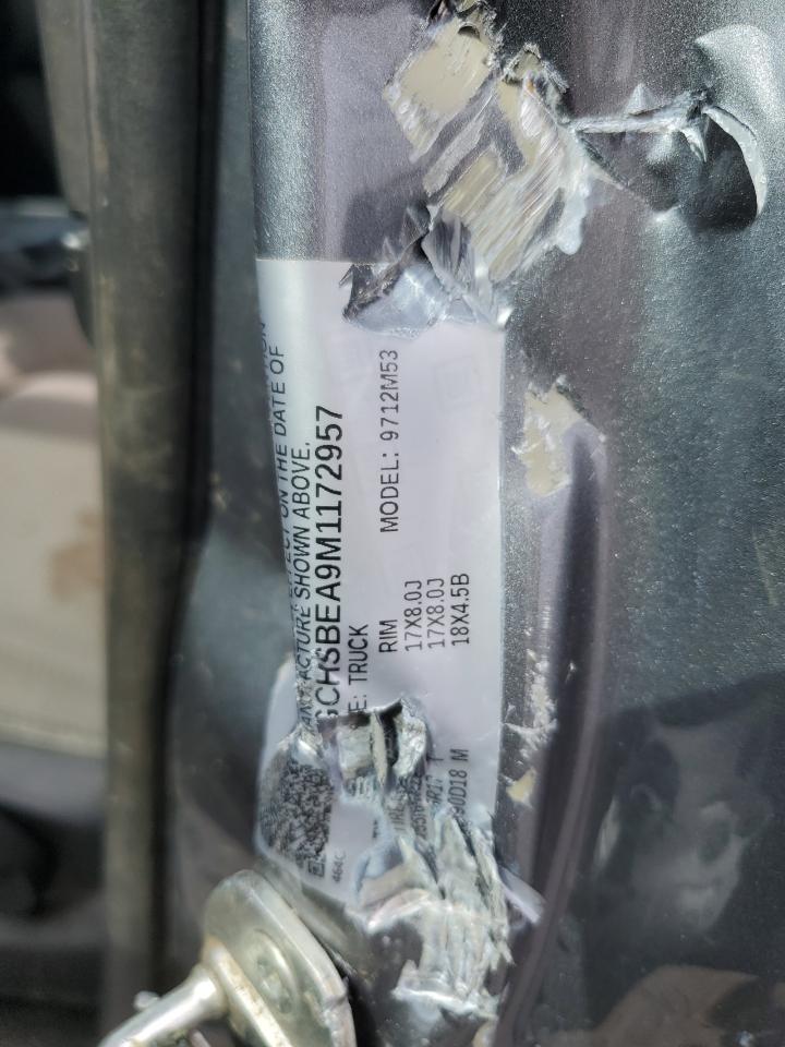 2021 Chevrolet Colorado VIN: 1GCHSBEA9M1172957 Lot: 85602255