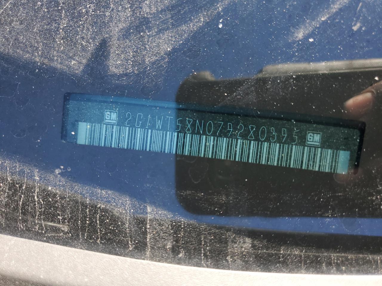 2007 Chevrolet Impala Lt VIN: 2G1WT58N079280395 Lot: 90014045