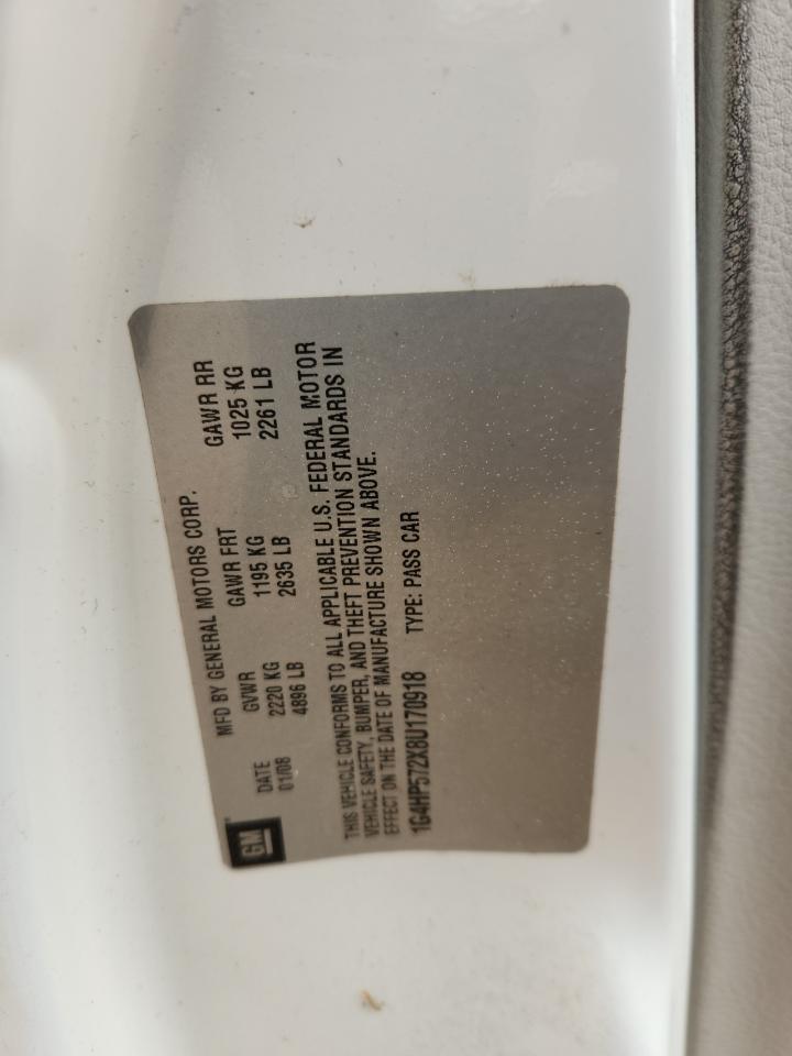 2008 Buick Lucerne Cx VIN: 1G4HP572X8U170918 Lot: 90826345