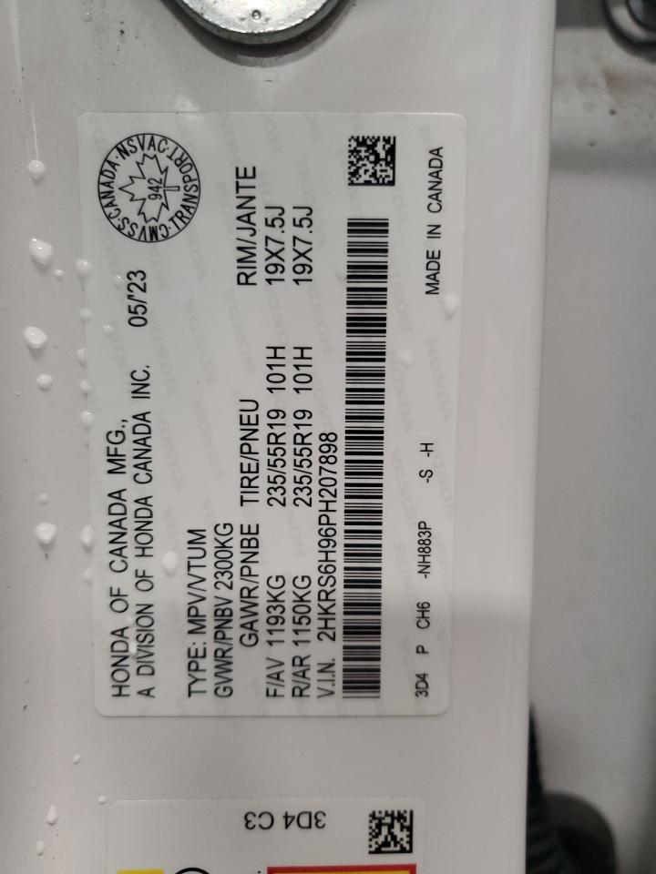 2023 Honda Cr-V Sport Touring VIN: 2HKRS6H96PH207898 Lot: 71964625