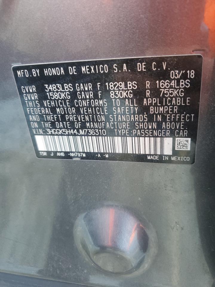 2018 Honda Fit Lx VIN: 3HGGK5H44JM736310 Lot: 86690805