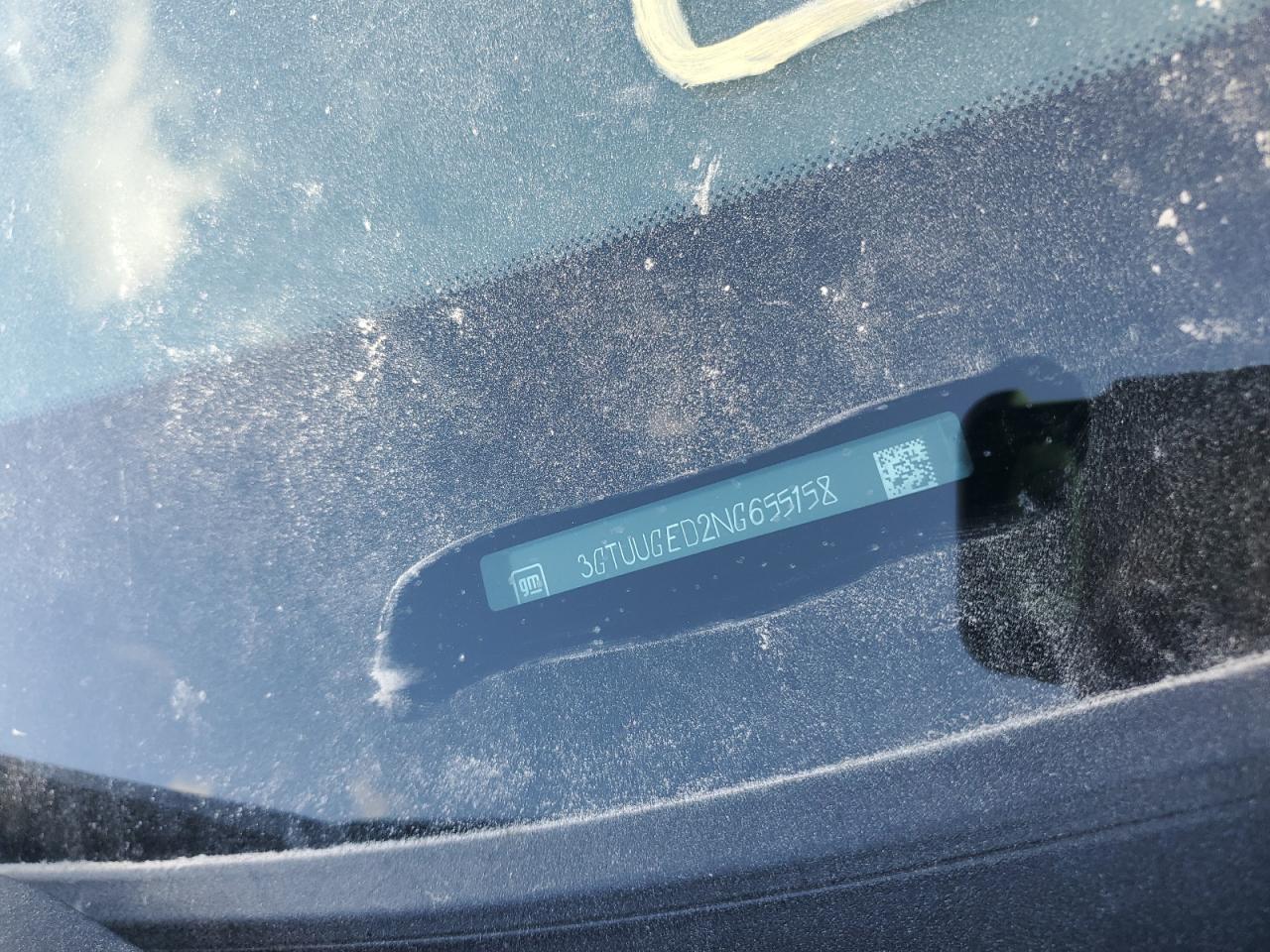 2022 GMC Sierra K1500 Denali VIN: 3GTUUGED2NG655158 Lot: 84878685