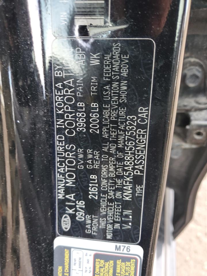 2017 Kia Forte Lx VIN: KNAFK5A88H5675323 Lot: 82596835