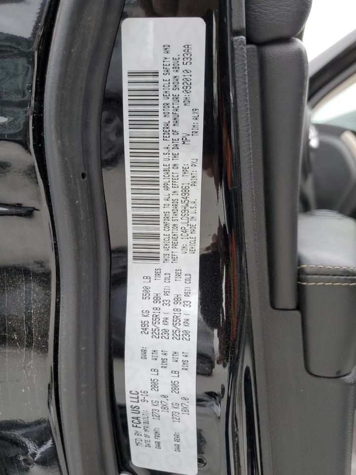 2017 Jeep Cherokee Limited VIN: 1C4PJLDS9HW549861 Lot: 89804155