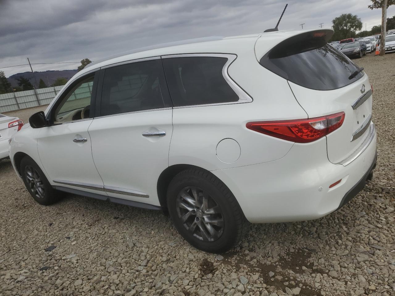 2013 Infiniti Jx35 white null gas 5N1AL0MM1DC305449 photo #3