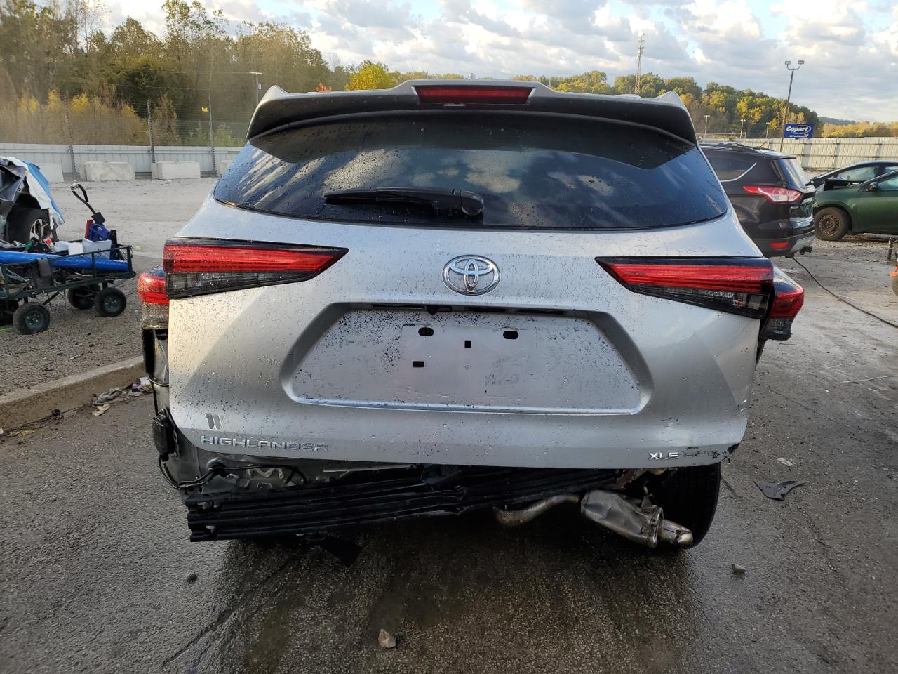 2022 Toyota Highlander Xle VIN: 5TDGZRBH2NS220711 Lot: 89523895