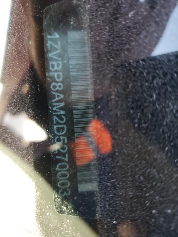 2013 Ford Mustang VIN: 1ZVBP8AM2D5270003 Lot: 82563415