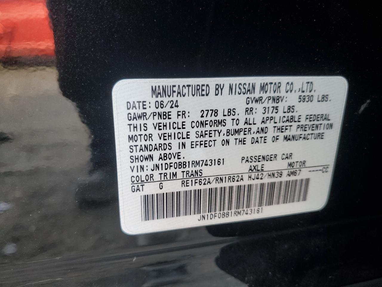 2024 Nissan Ariya Evolve+ VIN: JN1DF0BB1RM743161 Lot: 84545565