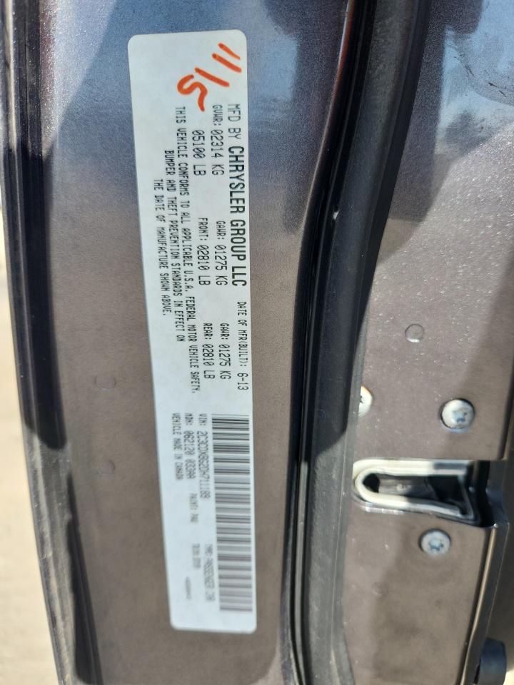 2013 Dodge Charger Se VIN: 2C3CDXBG2DH711189 Lot: 85579405