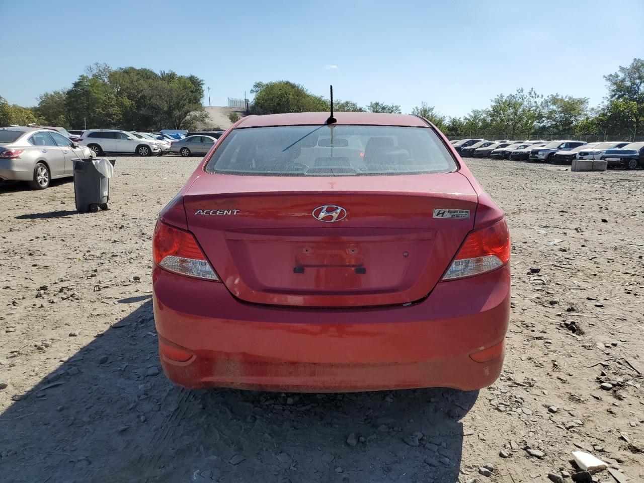 2014 Hyundai Accent Gls VIN: KMHCU4AE7EU702377 Lot: 82253565