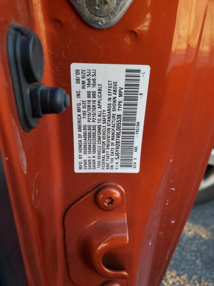 2009 Honda Element Ex VIN: 5J6YH28749L005538 Lot: 89557345