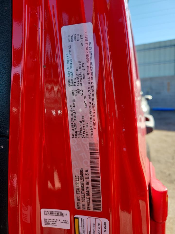 2023 Jeep Gladiator Sport VIN: 1C6JJTAM3PL594085 Lot: 82130735