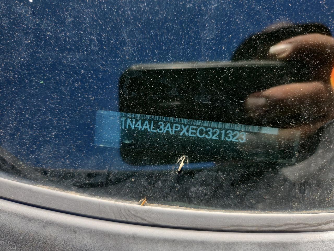 2014 Nissan Altima 2.5 VIN: 1N4AL3APXEC321323 Lot: 85299285