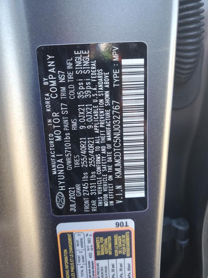 2022 Genesis Gv70 Base VIN: KMUMCDTC5NU032767 Lot: 86827565