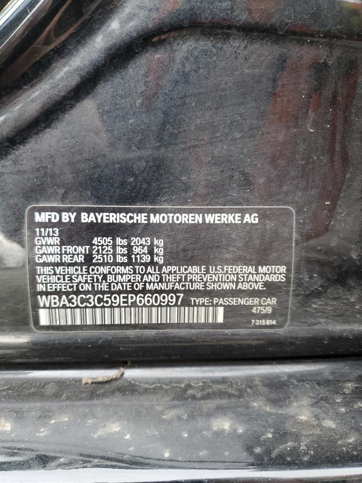 2014 BMW 320 I xDrive VIN: WBA3C3C59EP660997 Lot: 85756105