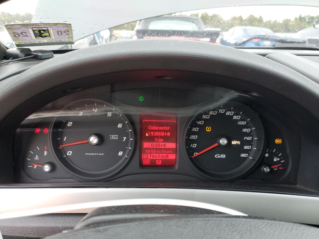 2008 Pontiac G8 VIN: 6G2ER57708L141664 Lot: 82330585