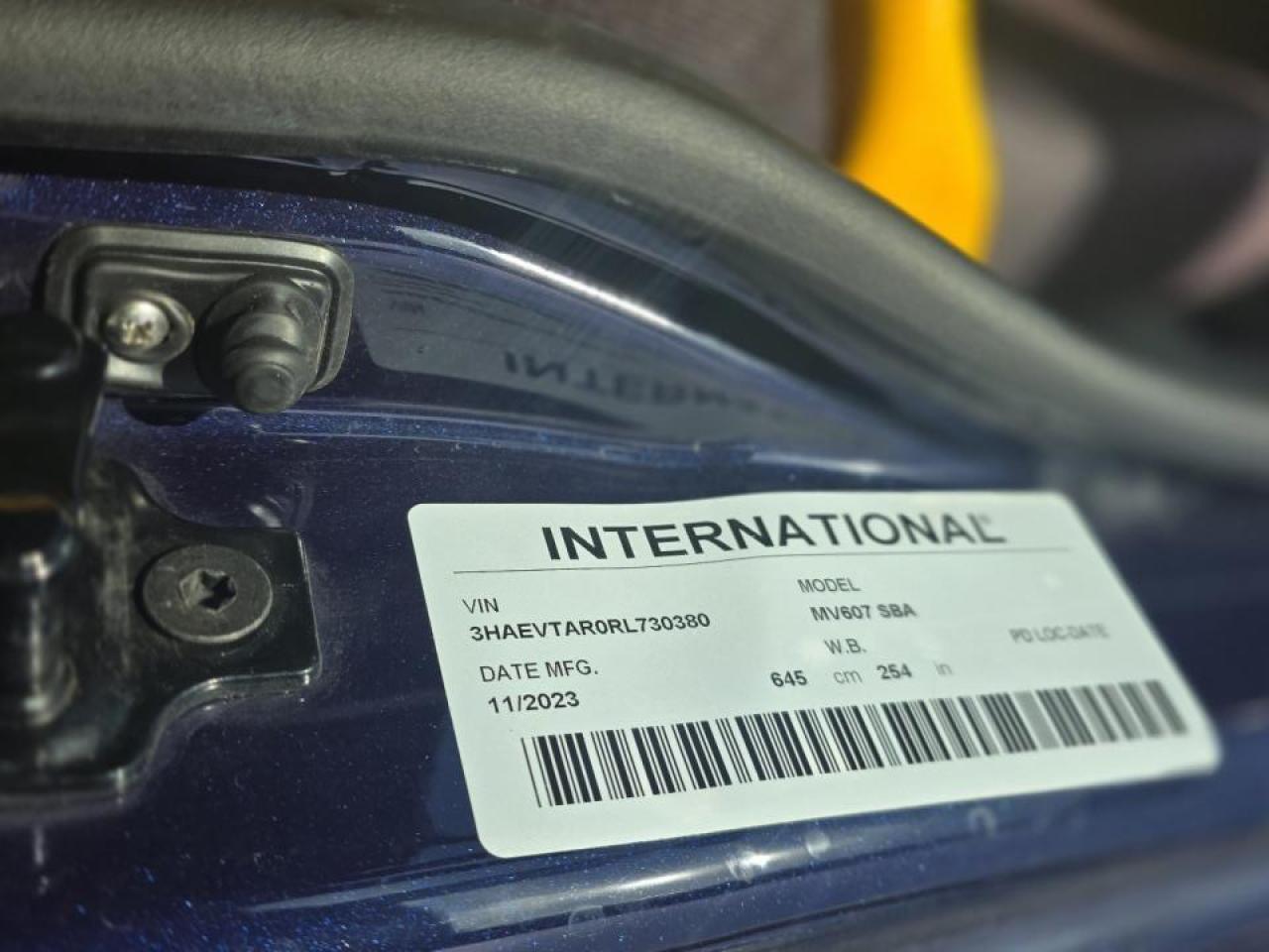 2024 International Mv607 Refrigerated Truck VIN: 3HAEVTAR0RL730380 Lot: 84391815