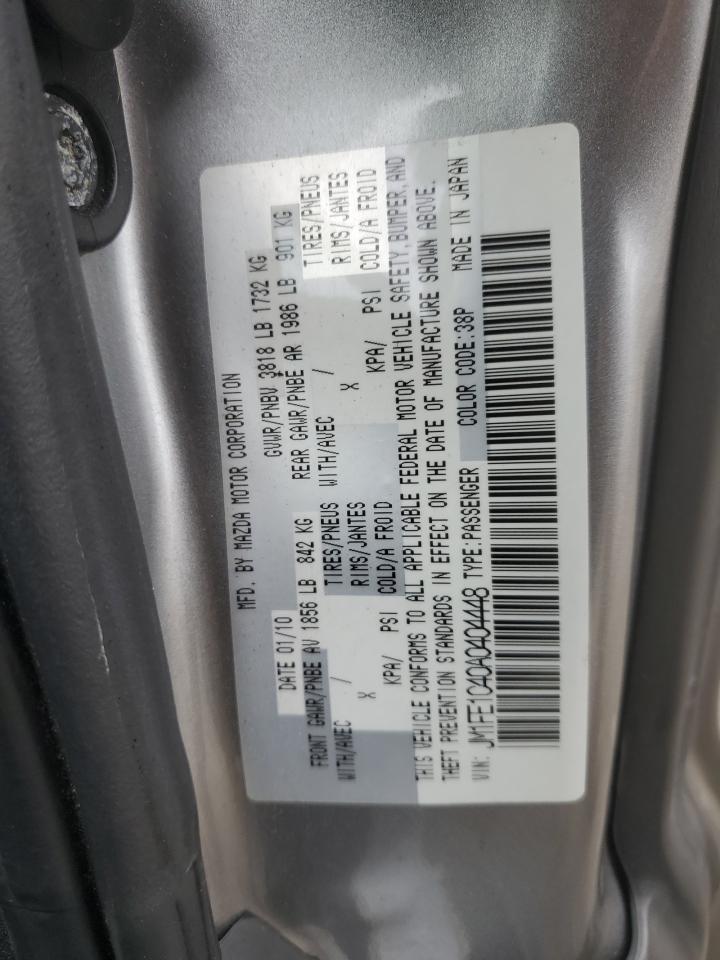 2010 Mazda Rx8 VIN: JM1FE1C40A0404448 Lot: 82473065