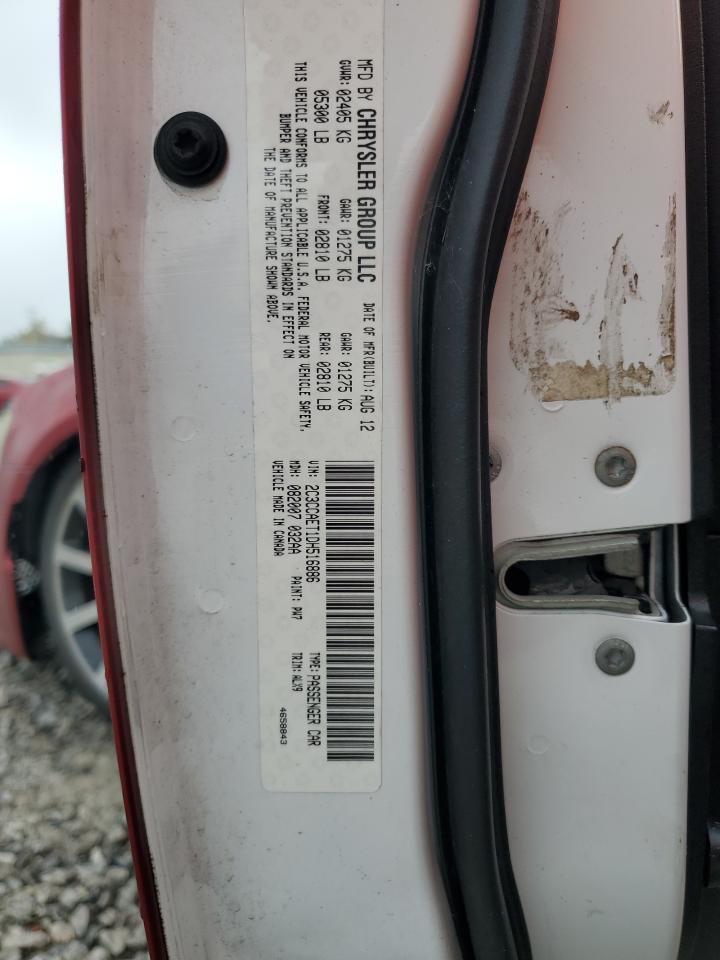 2013 Chrysler 300C VIN: 2C3CCAET1DH516886 Lot: 90394645