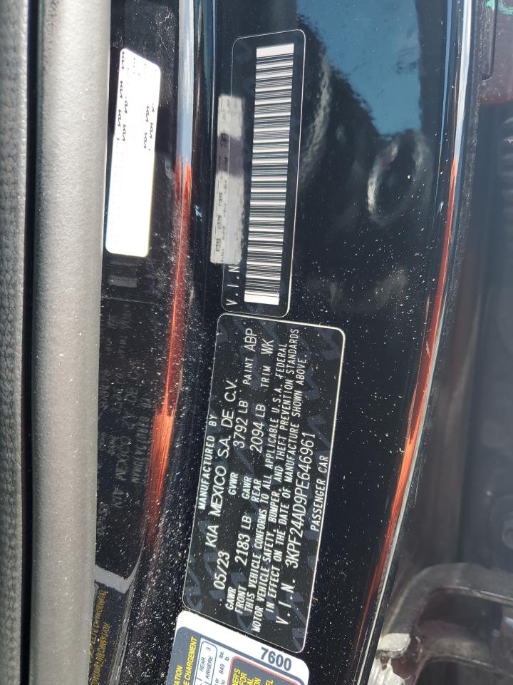 2023 Kia Forte Lx VIN: 3KPF24AD9PE646961 Lot: 85746975