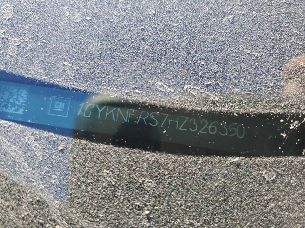 2017 Cadillac Xt5 Platinum VIN: 1GYKNFRS7HZ326350 Lot: 86239925