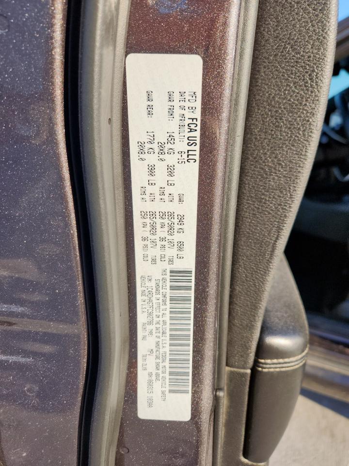 2015 Dodge Durango Sxt VIN: 1C4RDHAG7FC902786 Lot: 86186935