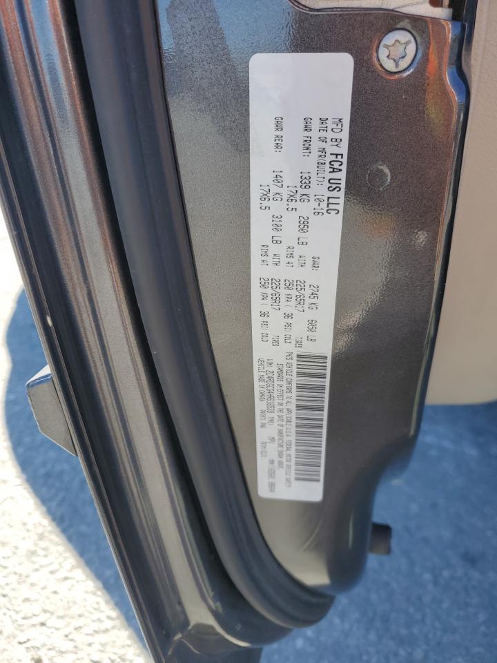 2017 Dodge Grand Caravan Sxt VIN: 2C4RDGCG4HR616539 Lot: 86856535