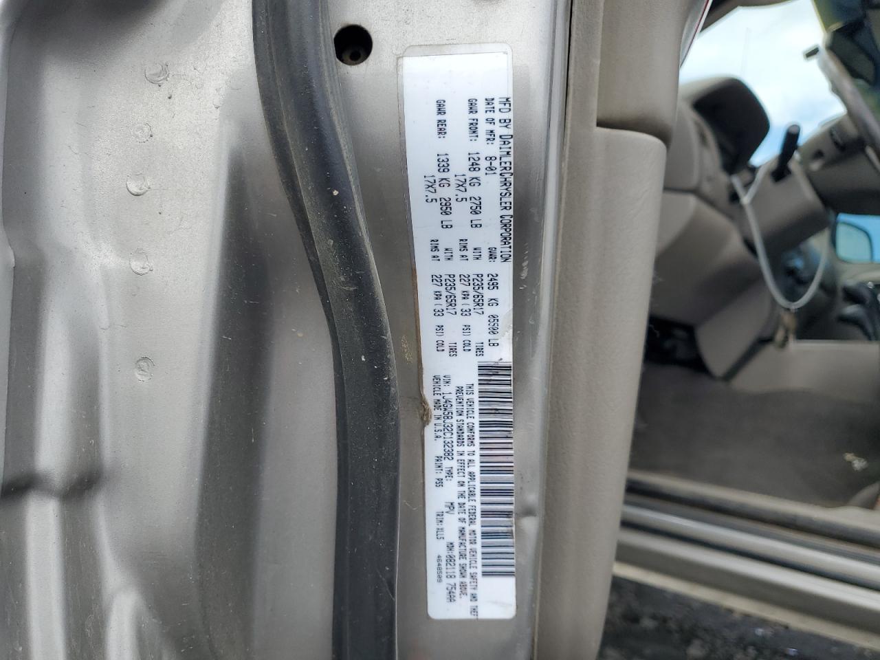 2002 Jeep Grand Cherokee Limited VIN: 1J4GW58J32C132382 Lot: 85128255