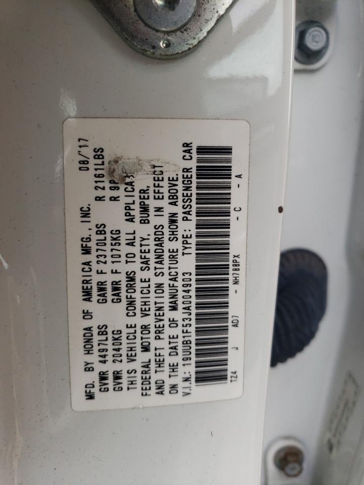 2018 Acura Tlx Tech VIN: 19UUB1F53JA004903 Lot: 82402585