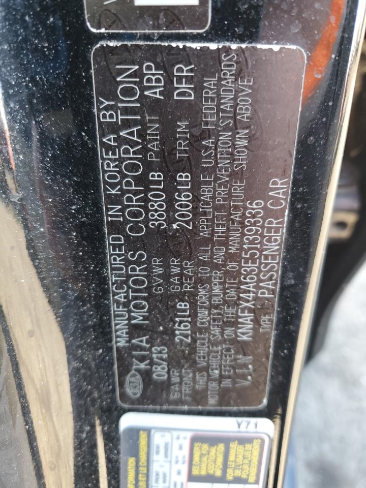 2014 Kia Forte Lx VIN: KNAFX4A63E5139336 Lot: 85078465