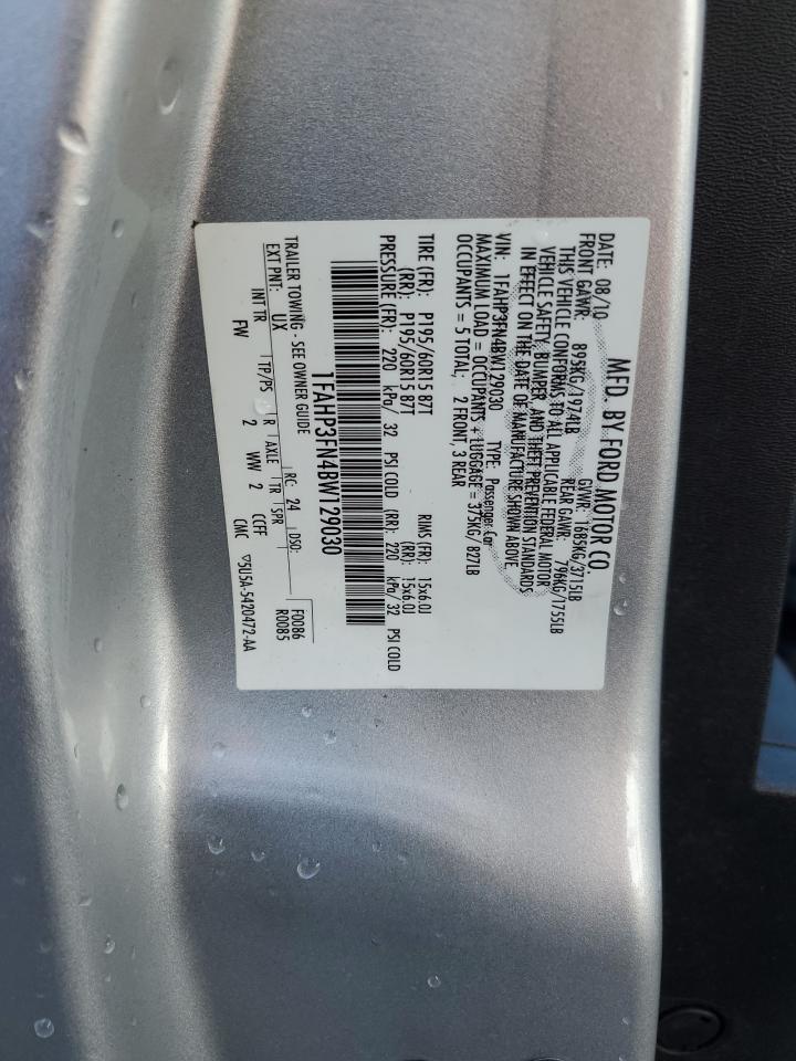 2011 Ford Focus Se VIN: 1FAHP3FN4BW129030 Lot: 84809225