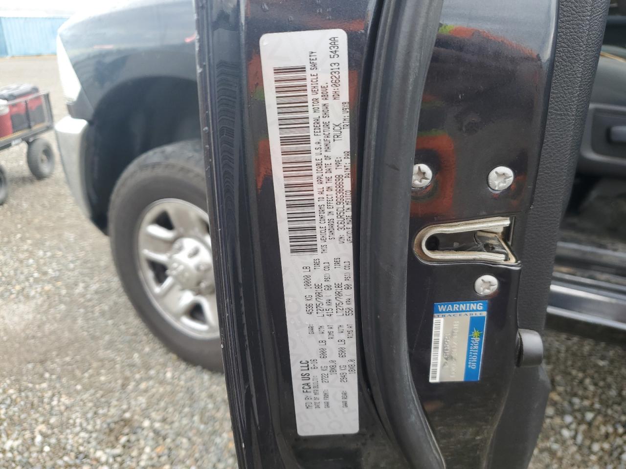 2016 Ram 2500 St VIN: 3C6UR5CL9GG368698 Lot: 82180375