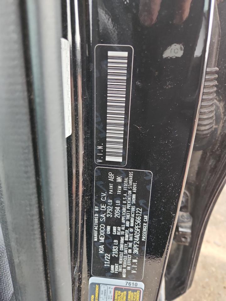 2023 Kia Forte Lx VIN: 3KPF24AD5PE566122 Lot: 85864195