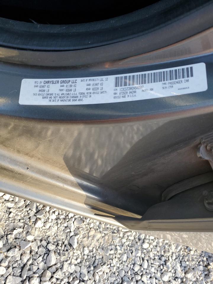 2013 Dodge Avenger Sxt VIN: 1C3CDZCB0DN502507 Lot: 84815875