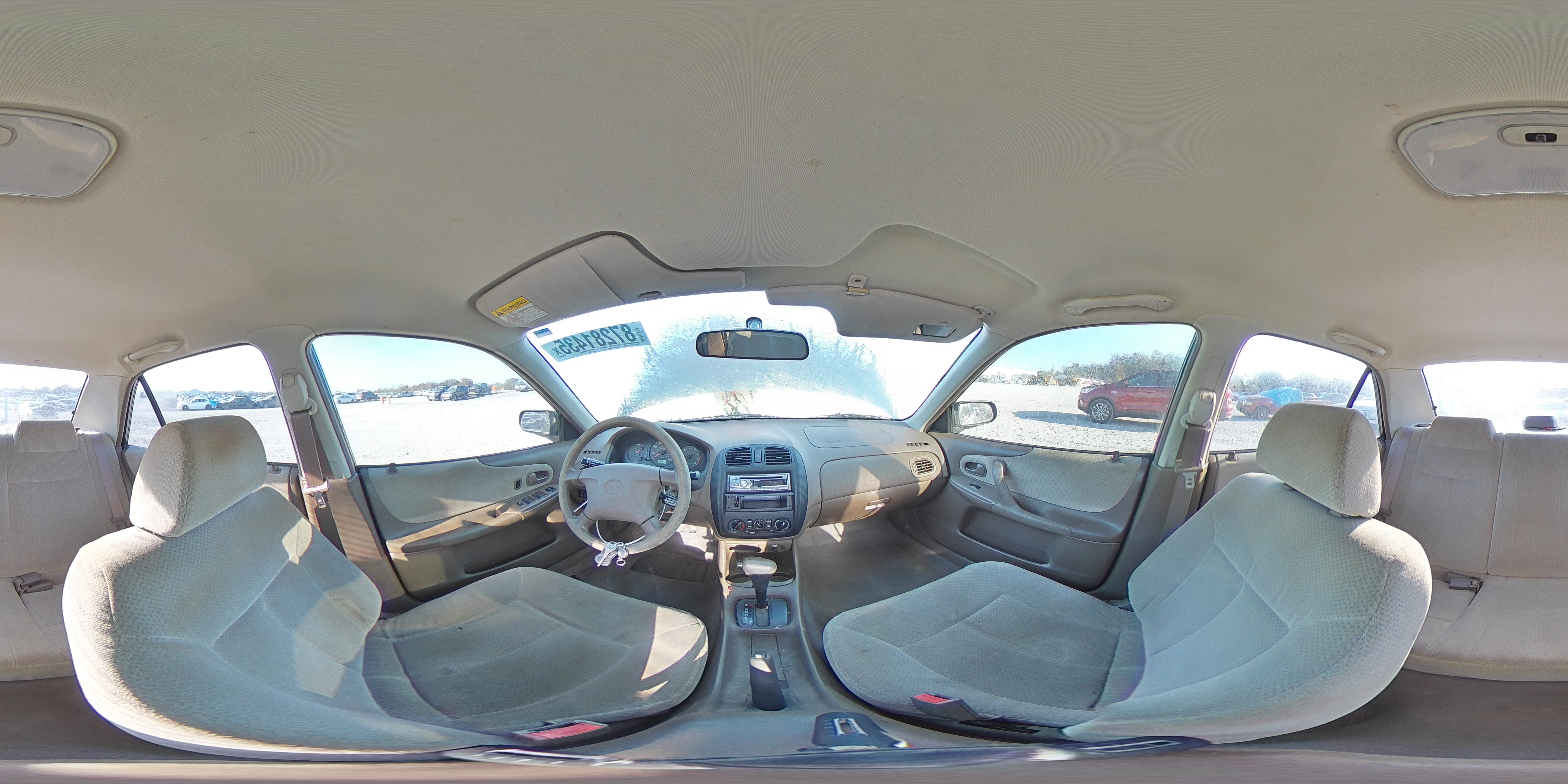 1999 Mazda Protege Dx VIN: JM1BJ222XX0145685 Lot: 87281435