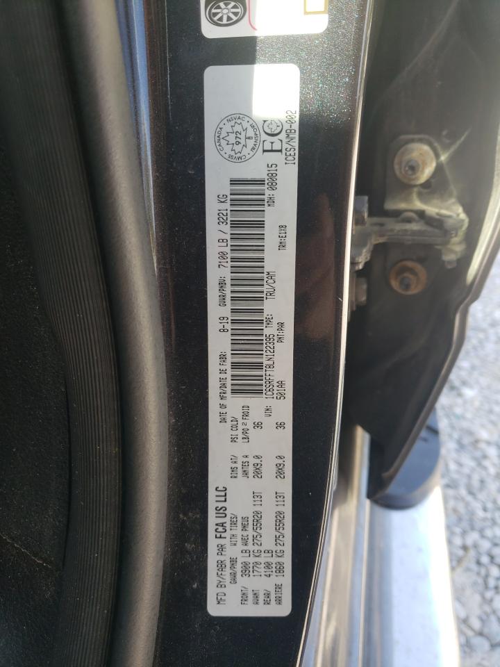 2020 Ram 1500 Big Horn/Lone Star VIN: 1C6SRFFT8LN122395 Lot: 84762345