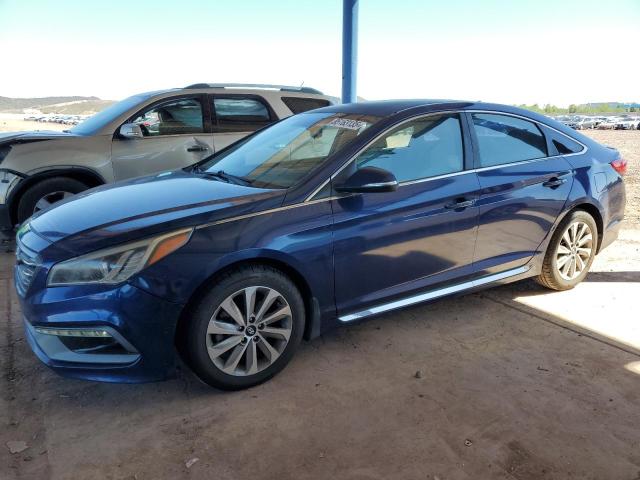  HYUNDAI SONATA 2017 Синий