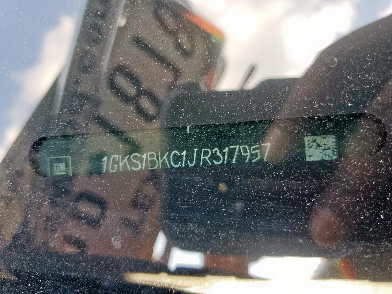 2018 GMC Yukon Slt VIN: 1GKS1BKC1JR317957 Lot: 85357175