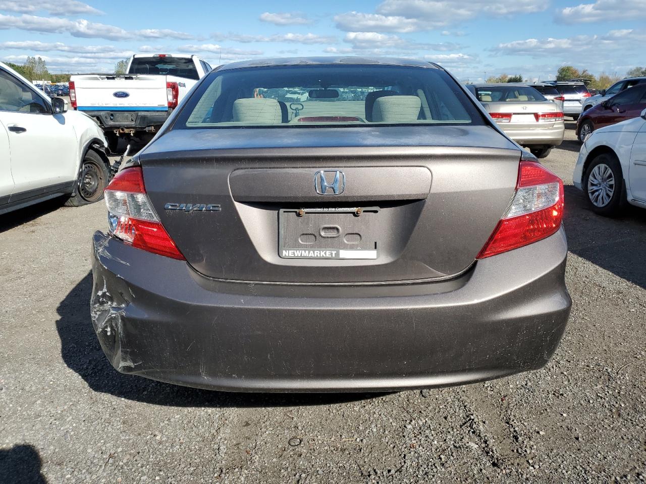 2012 Honda Civic Lx VIN: 2HGFB2F52CH020206 Lot: 84275575