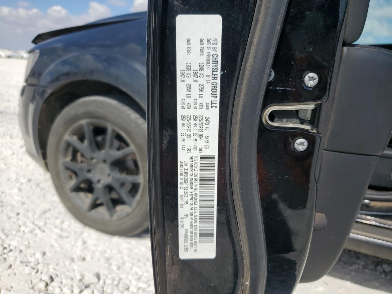 2015 Dodge Journey Sxt VIN: 3C4PDCBG0FT511573 Lot: 87222465