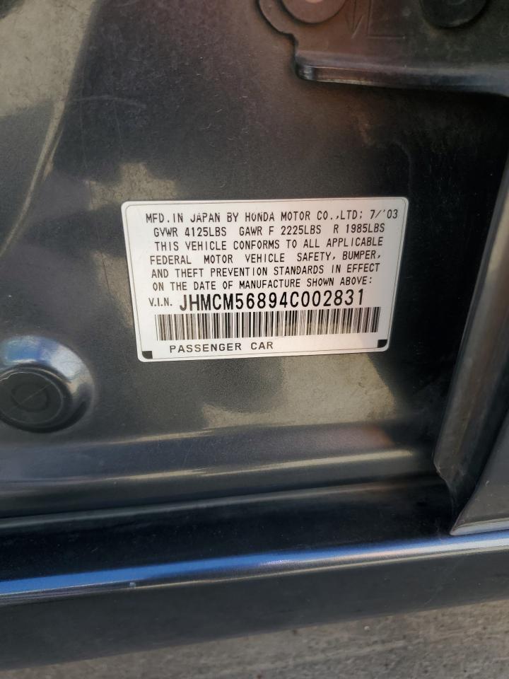 2004 Honda Accord Ex VIN: JHMCM56894C002831 Lot: 86672945