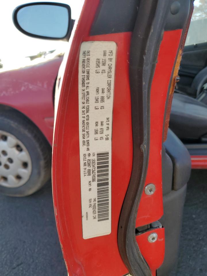 1998 Dodge Neon Highline VIN: 1B3ES47C9WD705986 Lot: 85312615