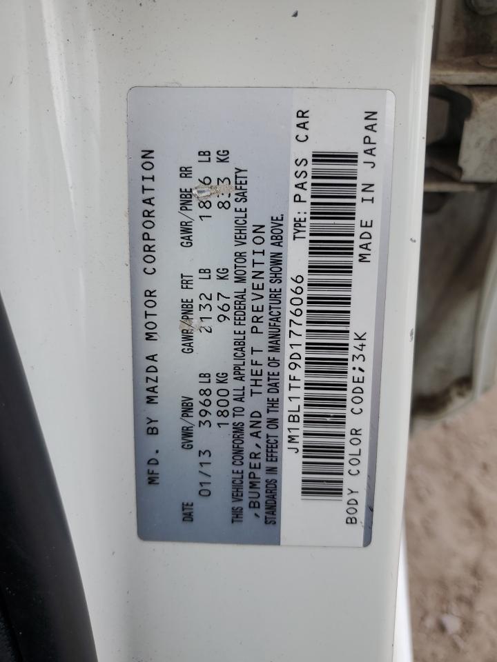 2013 Mazda 3 I VIN: JM1BL1TF9D1776066 Lot: 84475105