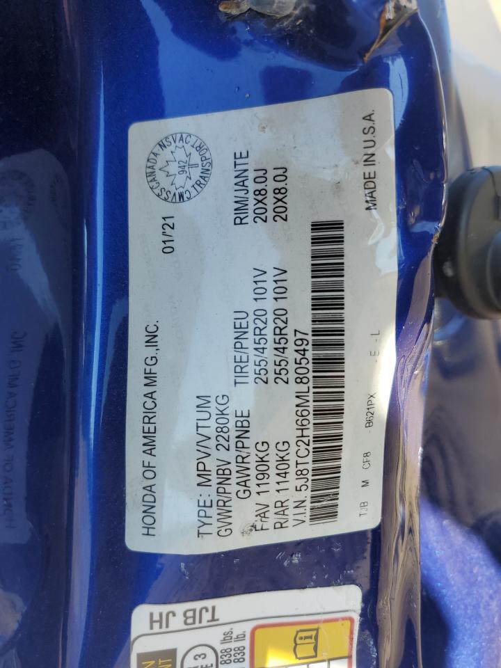 2021 Acura Rdx A-Spec VIN: 5J8TC2H66ML805497 Lot: 84026115