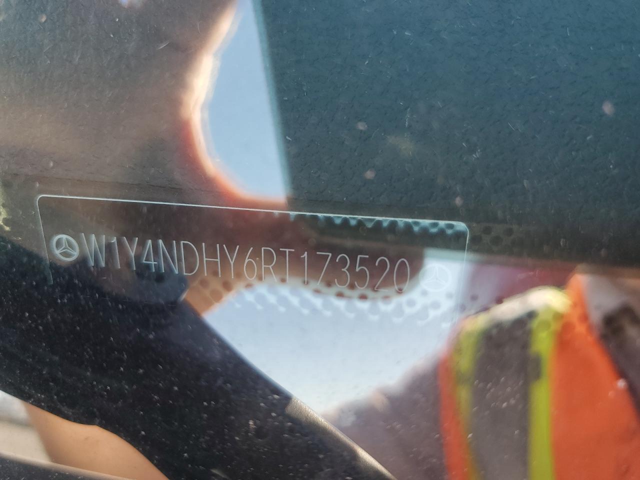 2024 Mercedes Benz Sprinter Delivery Van VIN: W1Y4NDHY6RT173520 Lot: 87197645