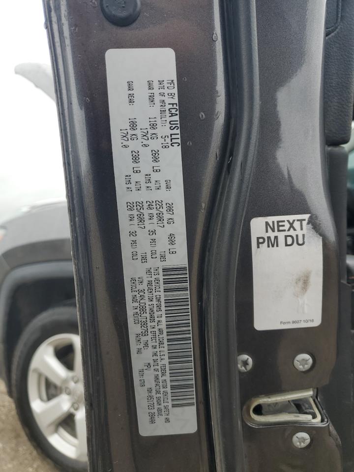 2018 Jeep Compass Latitude VIN: 3C4NJDBB5JT392759 Lot: 82303165