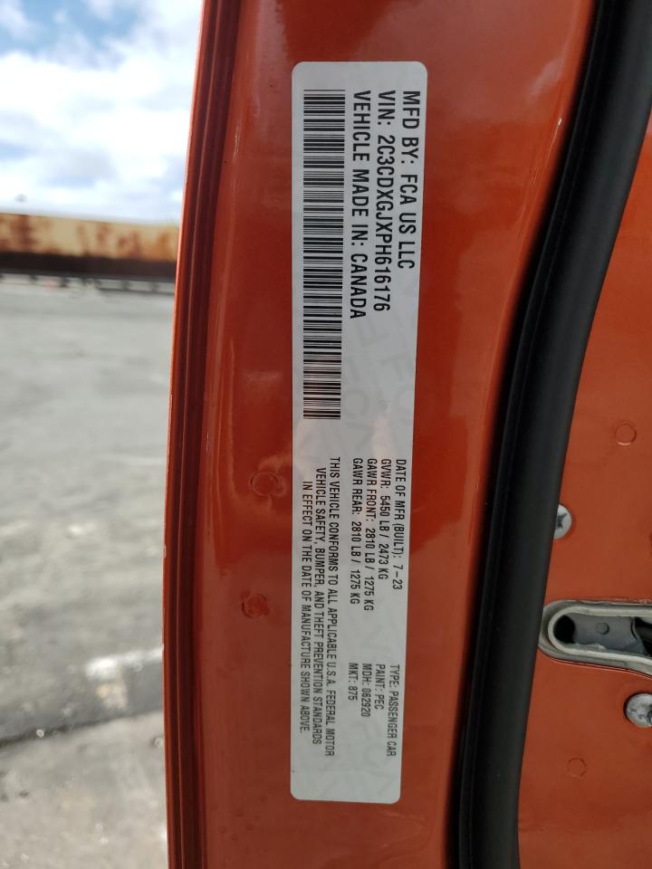 2023 Dodge Charger Scat Pack VIN: 2C3CDXGJXPH616176 Lot: 80564305